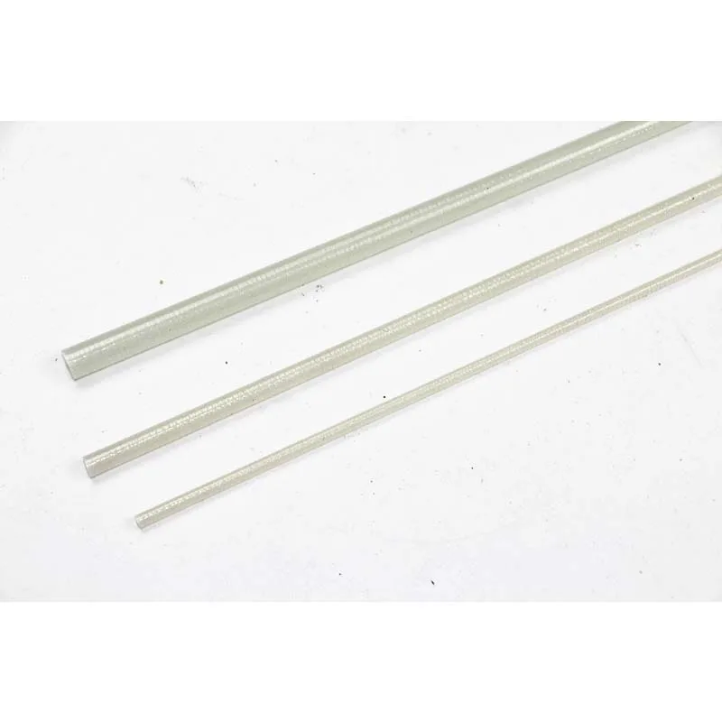 FISHGANG DIY fishing rod ejector trout rod hollow transparent 1.48m fiberglass 3 sections soft fiberglass fishing rod blank