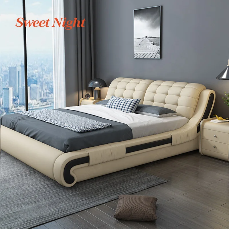 hotel double king size bedframe with storage double bed white modern leather beds