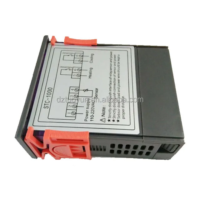 TUOYUN промоушен Новый 12 В 24 100-220vac Termostato цифровой Con Sonda Stc-1000 Para incador