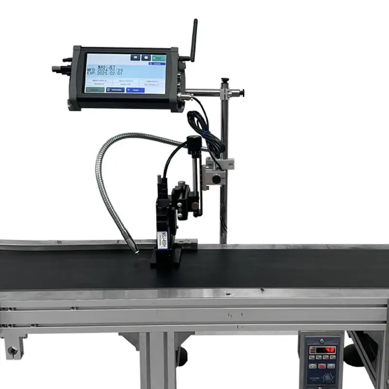 MASIJET New Automatic TIJ Multilingual Inkjet Printer Cardboard Box Expiration Date Graphic Logo Encoder  Label Printing