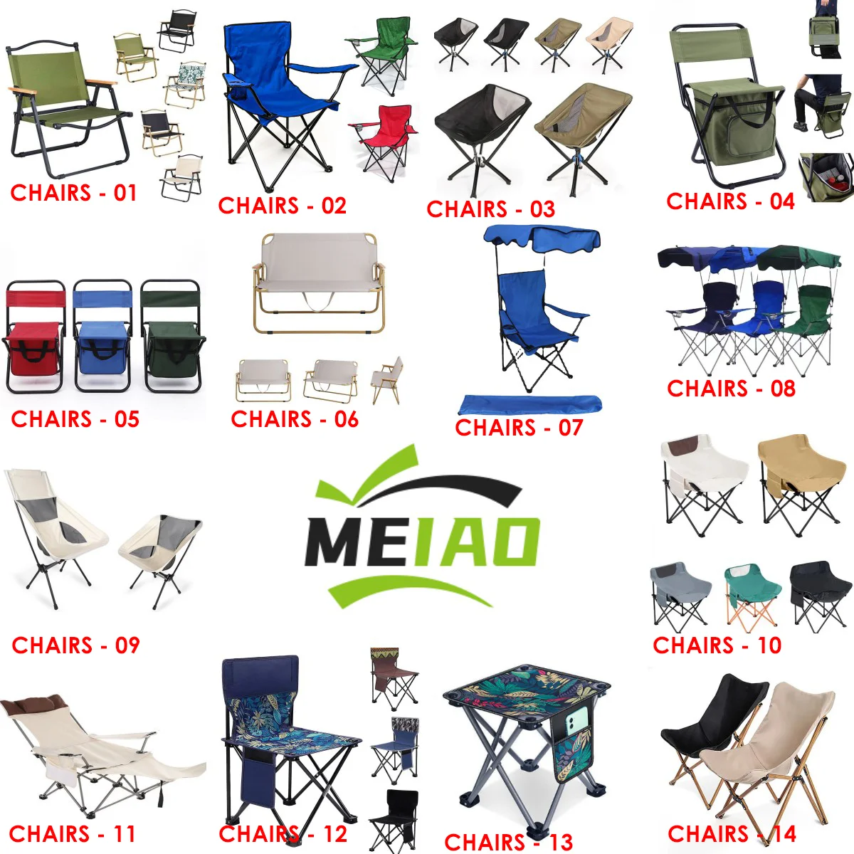 Professional Factory Custom Outdoor Foldable Wooden Hiking Camping Beach Chairs Fishing Chair