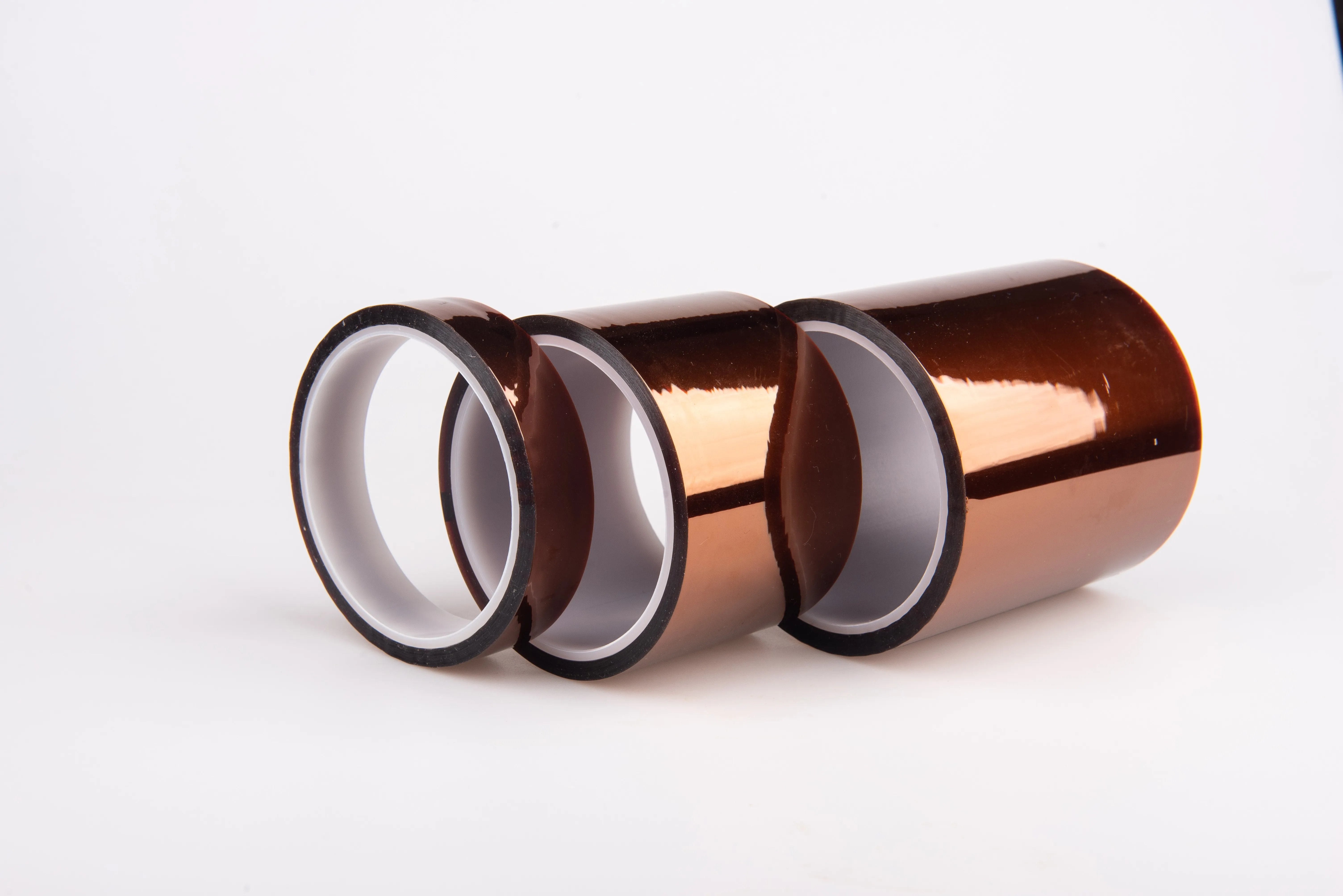 Polyimide Pi Film with Silicone Glue Kaptons Self Adhesive Tape Log Roll Jumbo Roll Factory Supplier Manufacturer