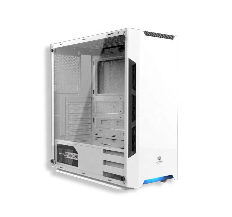 JNP-C9301 Белый ABS пластиковая крышка с защитой от пыли в два боковых украшения игровой ПК чехол