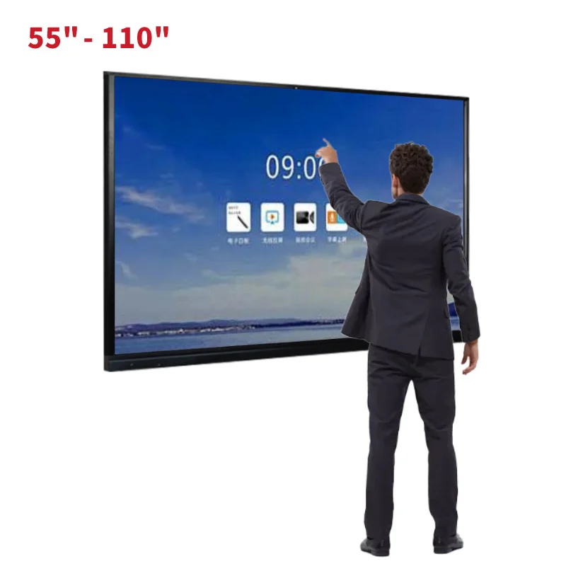 China Manufacturer LCD Multi Touch Screen 75 Inch Interactive Whiteboard Smart Boards For Teaching