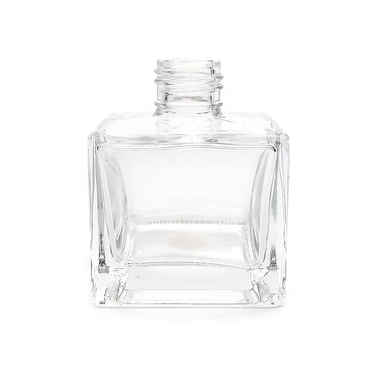 Factory wholesale cheap safety rattan aromatherapy diffusors square empty glass bottle