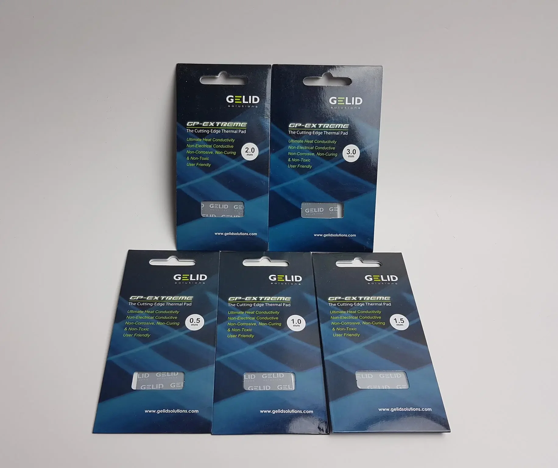 Gelid Solutions GP-Ultimate 15W-Thermal Pad 90x50x2.0mm Excellent Heat Conduction, Ideal Gap Filler. Easy Installation