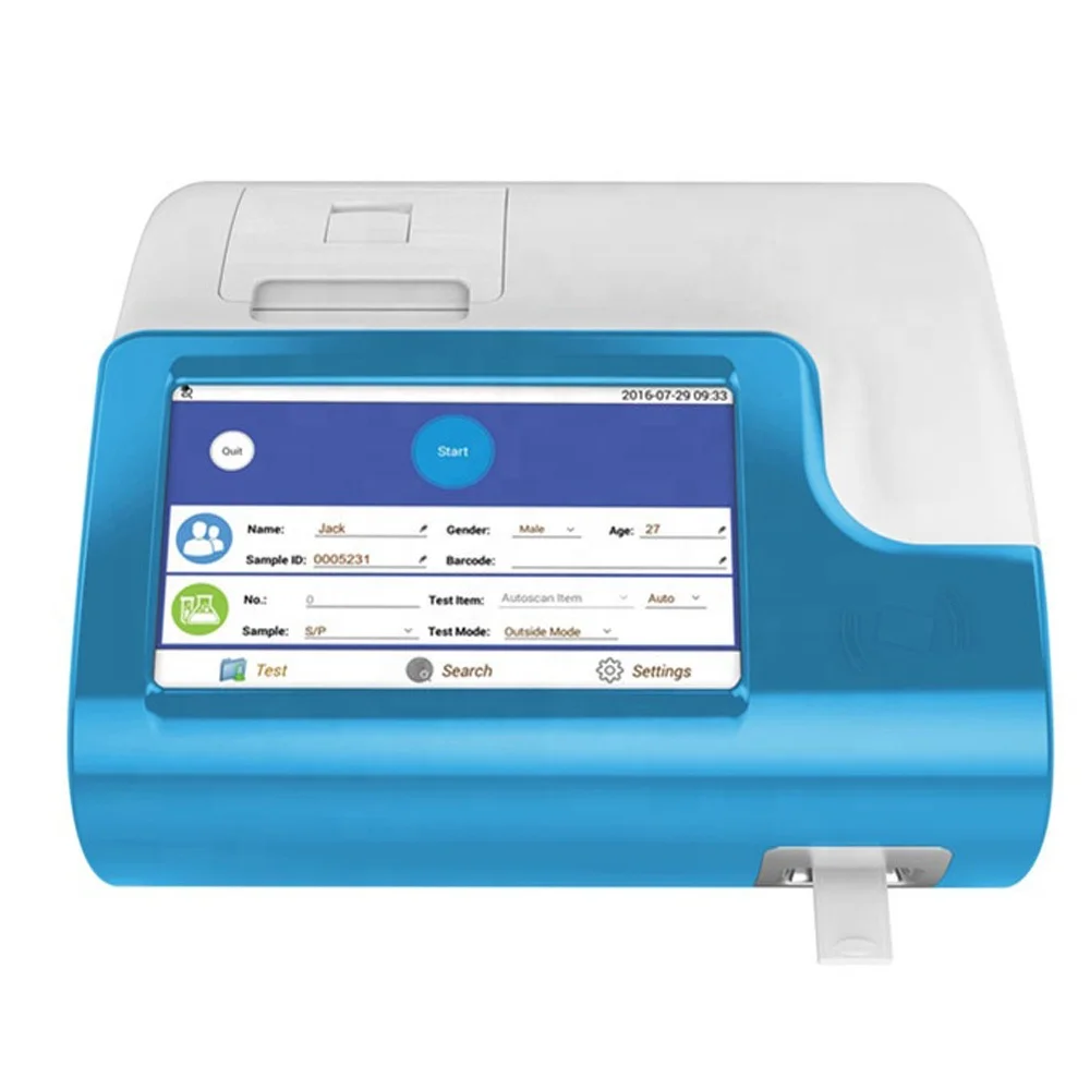 Гетеин 1100 иммунолюминесцентный количественный анализатор быстрый тест высокоэффективный усовершенствованный флуоресцентный иммуноанализ