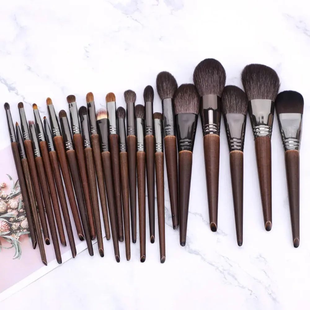 Wholesale Private Label High Quality Makeup Brushes Set goat hair  cheap makeup brush sets