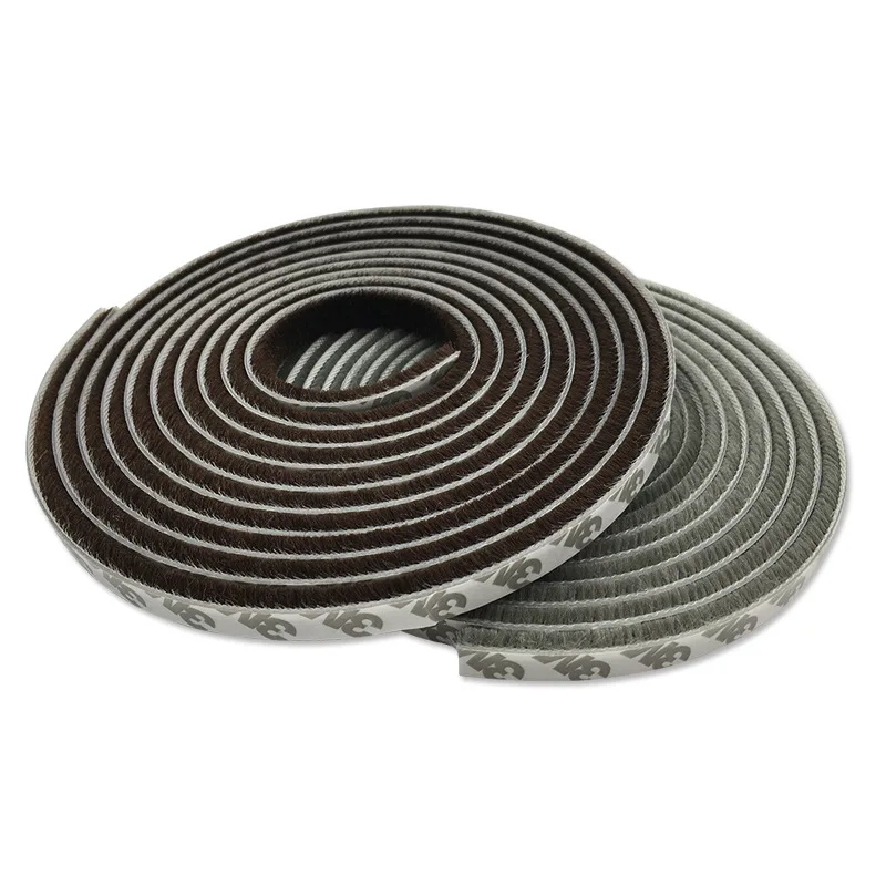Wool Pile Weather Strip Brush Window Sealing Stripping for doors and windows