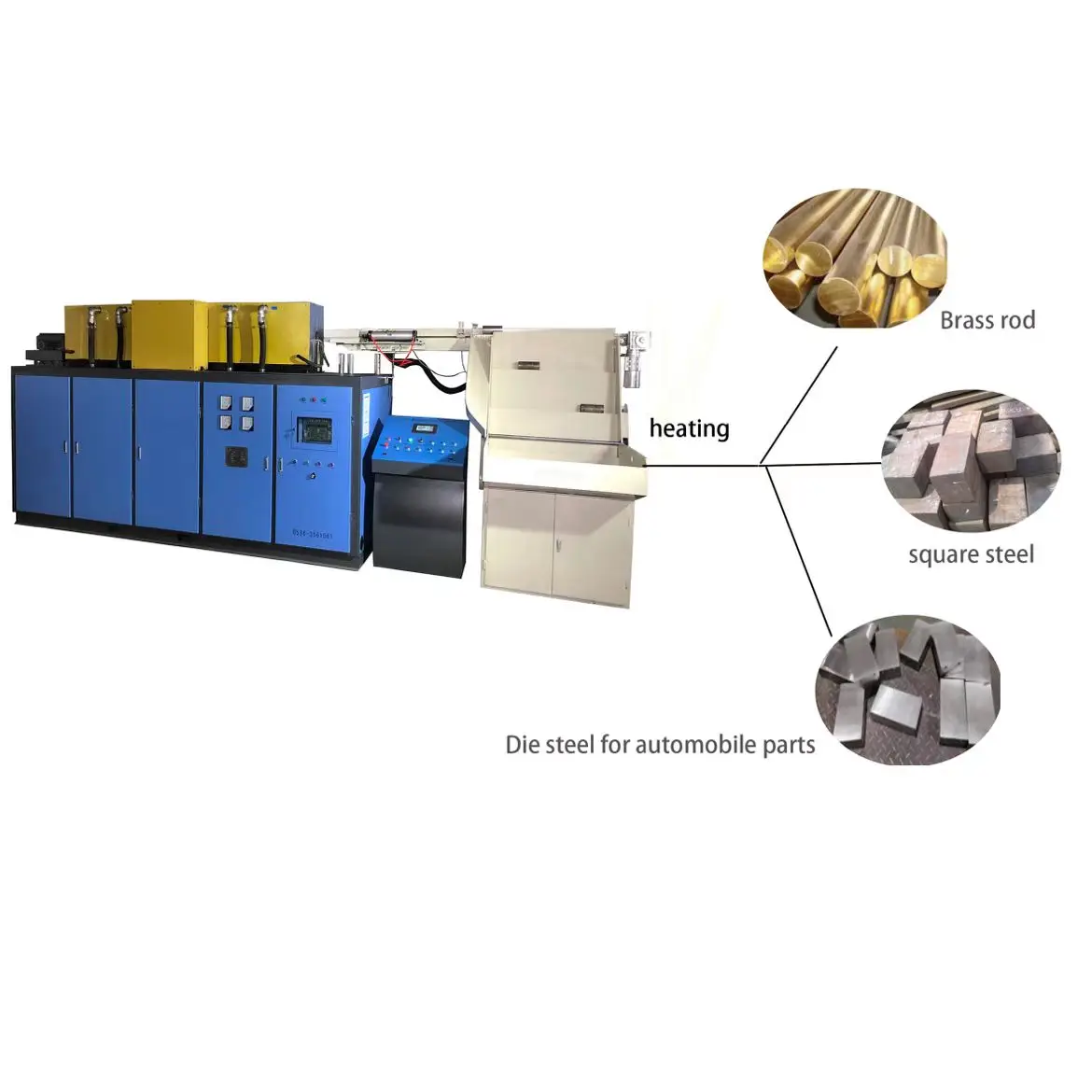 1000KW Metal forging Heating Furnace For Heat Treatment