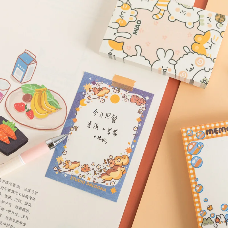 Оптовая продажа с фабрики Kawaii корейские канцелярские принадлежности милые маленькие kawaii Канцелярские блокноты для записей