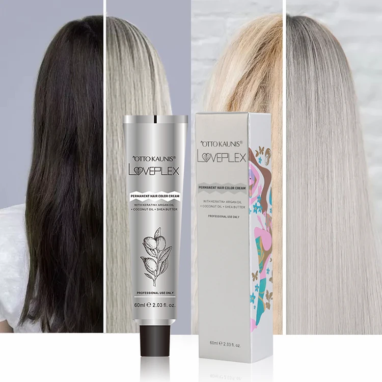OEM wholesale water color hair dye permanent hair color cream hair dye for professional salon