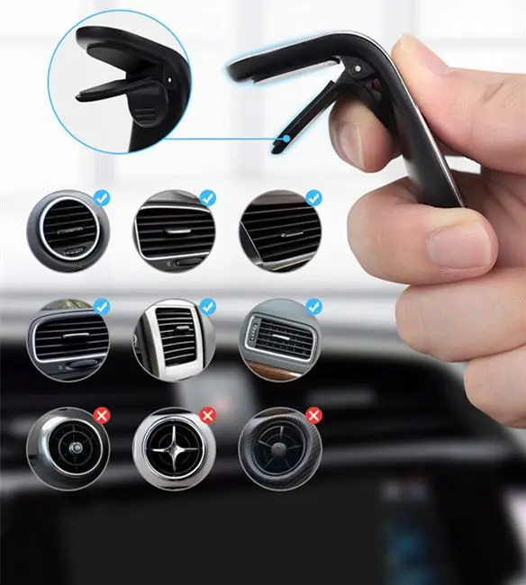 
Air Vent car cell phone holder magnetic car phone holder ring holder phone 