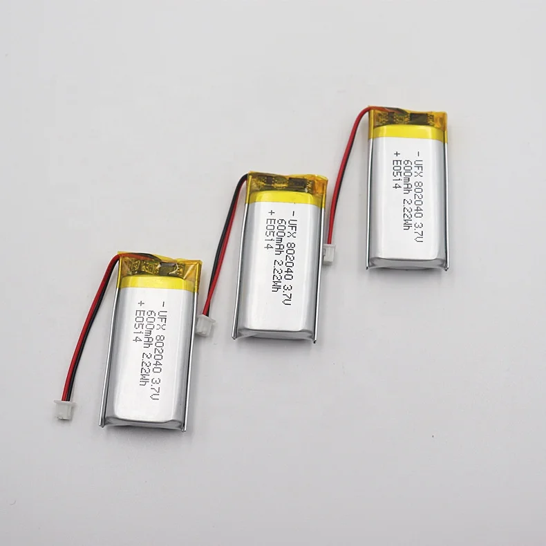 
In Stock Lipo 523450 3.7V 1000mAh li-ion Lipo Battery for LED Lights 