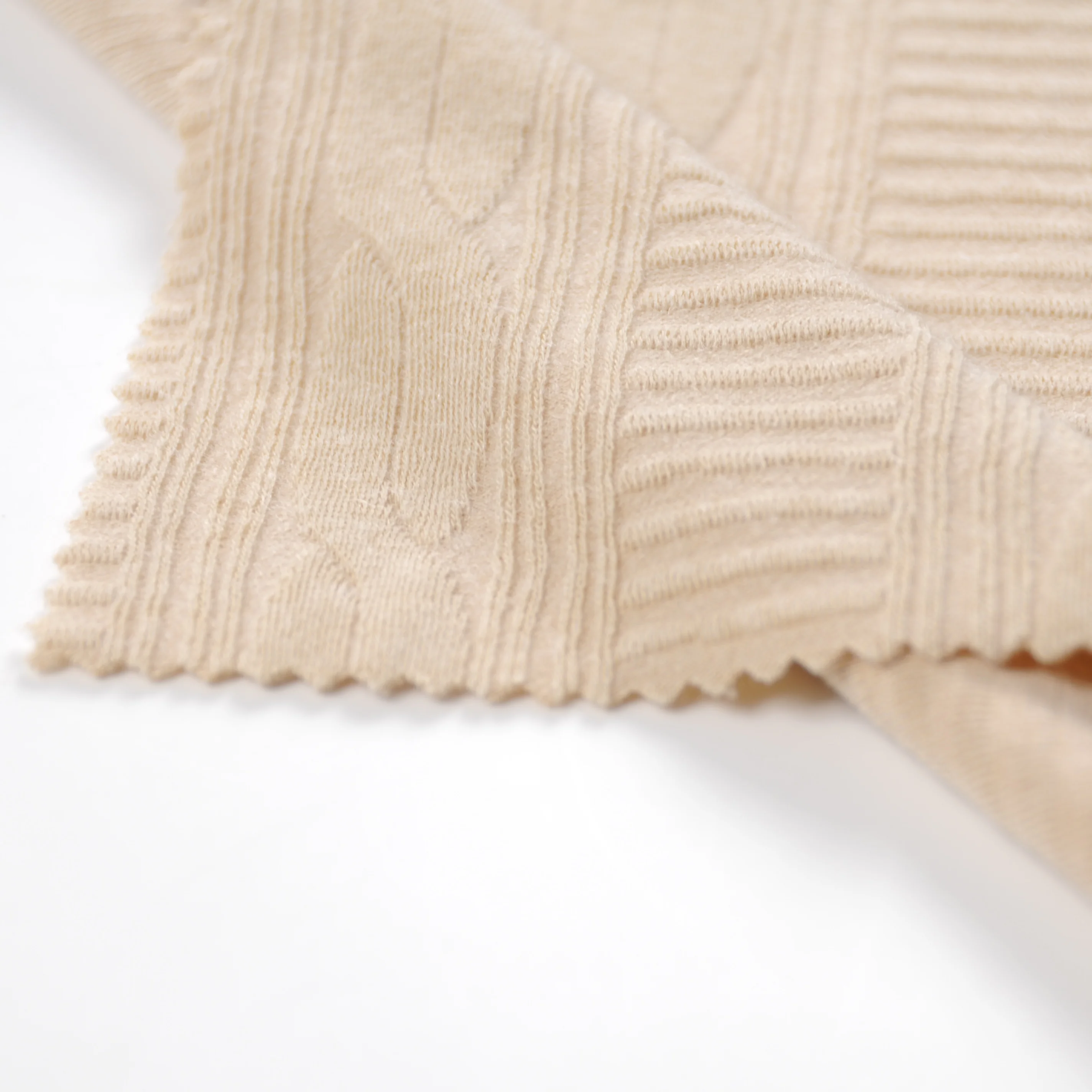 HOT SALE CHEAP PRICE SOFT T/R SUNDAY ANGORA FASHION PATTERN JACQUARD FABRIC for GARMENT SWEATER