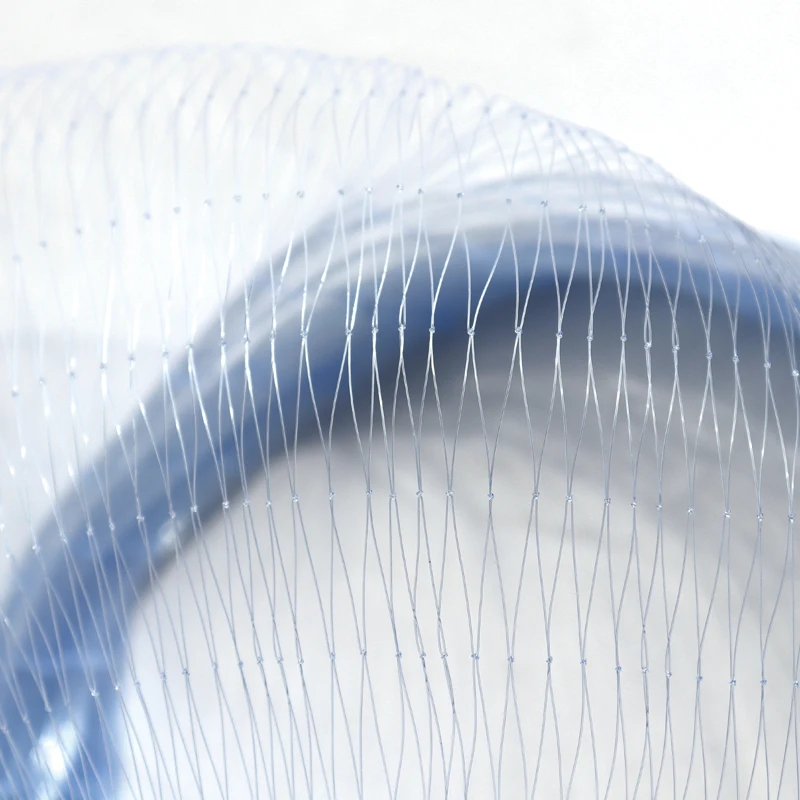 Factory high quality Brazil India nylon mono japan monofilament fish net 0.18mm net for deep sea