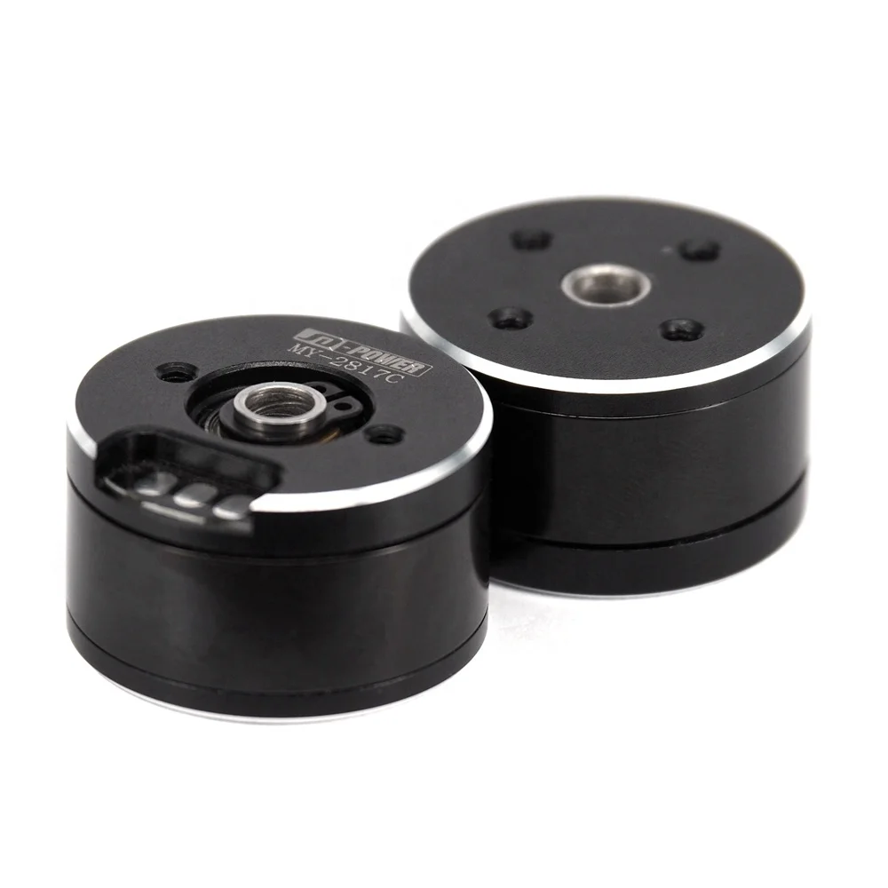 JD power high quality MY 2817C 2206 12v 18v 24v brushless dc flat hollow shaft camera gimbal motor for stabilizers