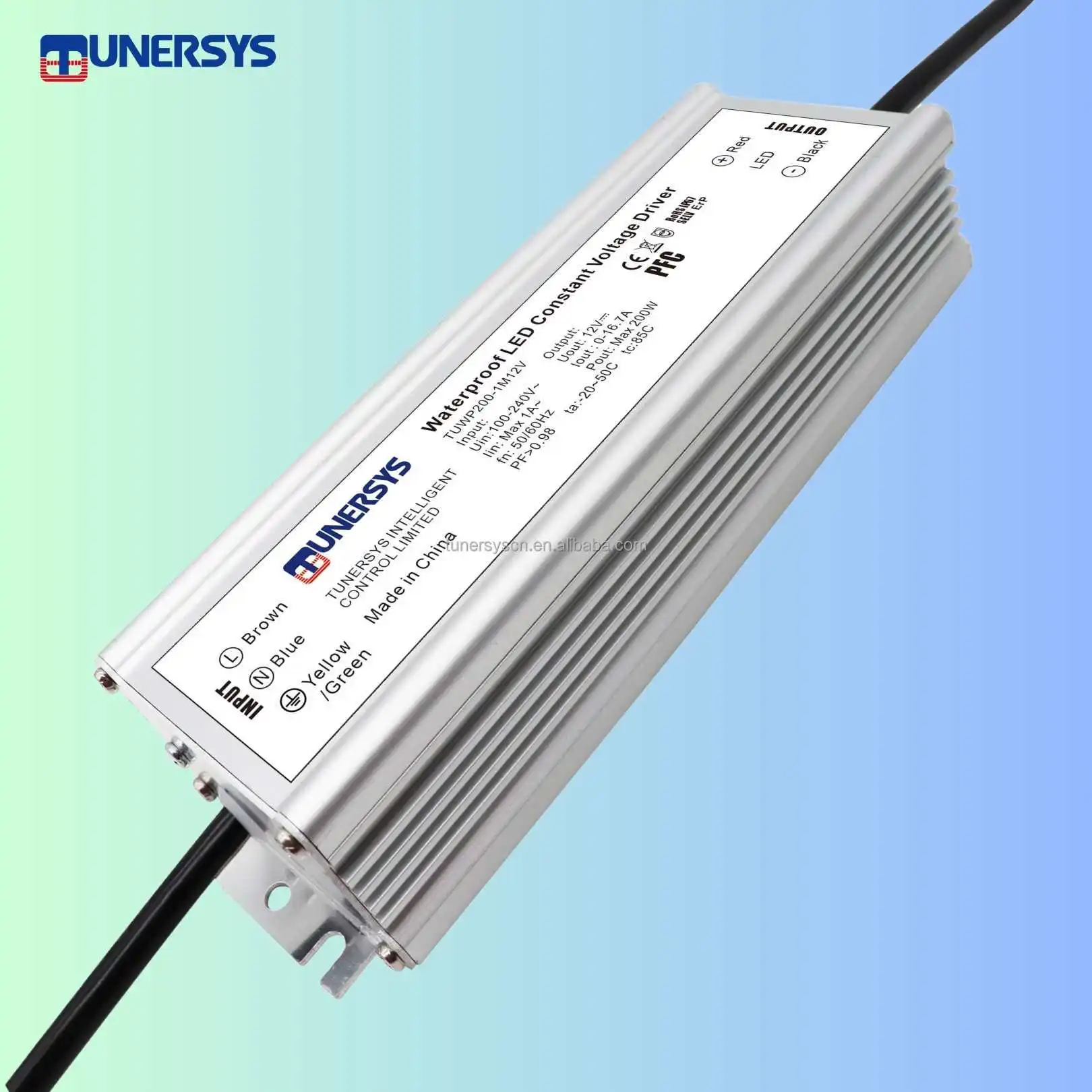60W Smart 0-10V PWM TRIAC DALI-DT6/DT8 constant current dimmable led driver 500ma