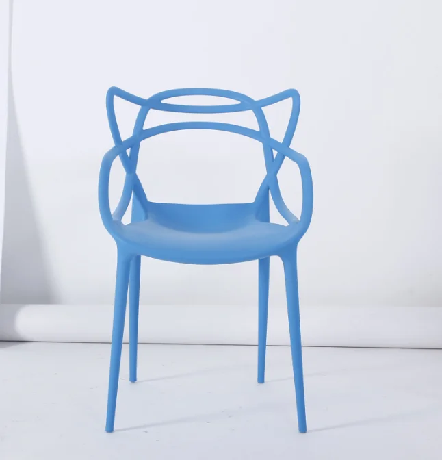 TOP WHOLESALE modern design home furniture  cheap plastic living room leisure chair stackable chair