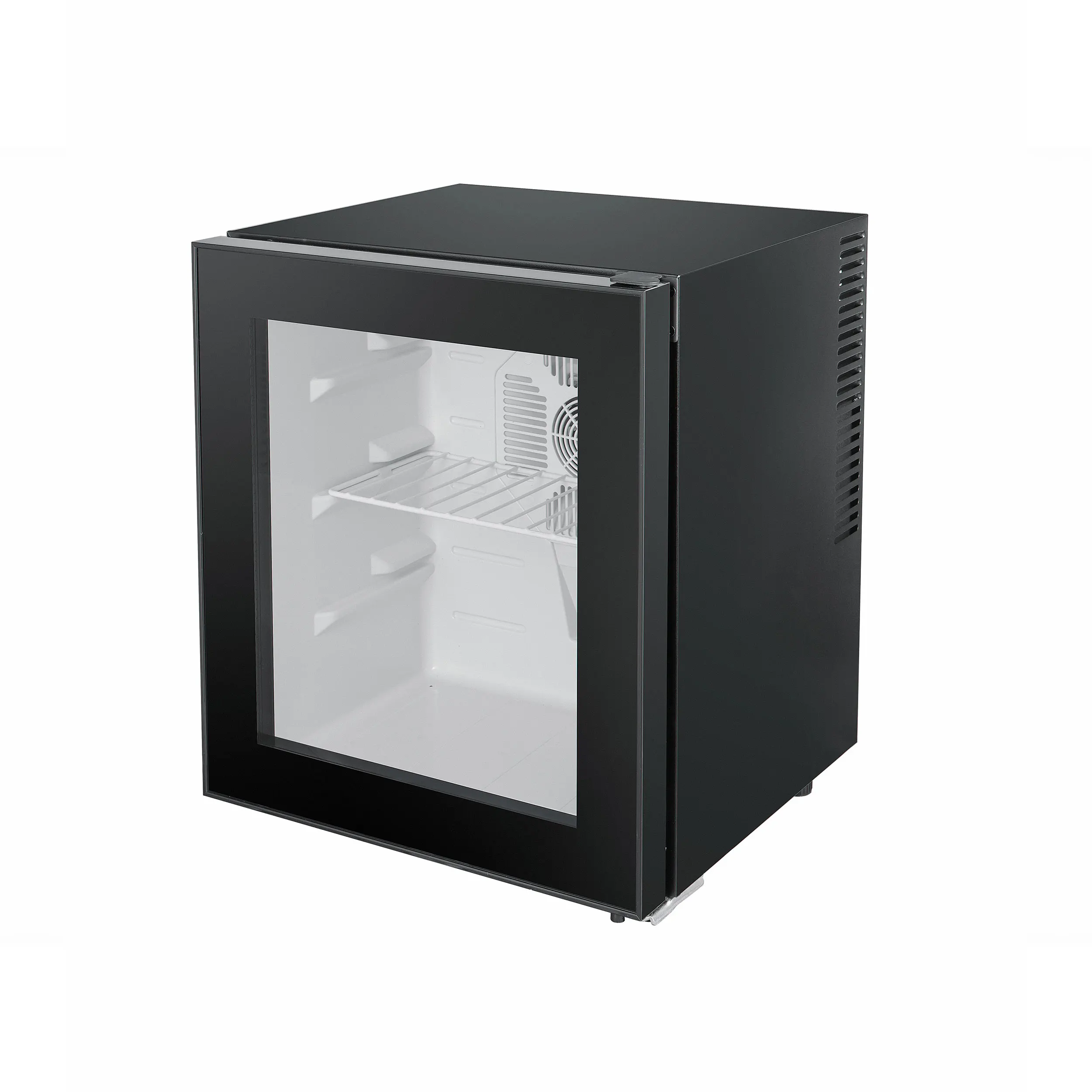 20L No Noise Semiconductor Mini Fridge Foaming Door Refrigerator Stainless Steel Compact for Hotel Electric Portable White Black