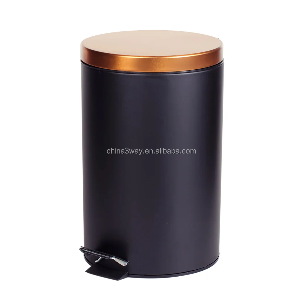 Round Rubbish Bin Removable Inner Garbage Trash Foot Pedal Waste Bin Garbage Bin Pedal Outdoor