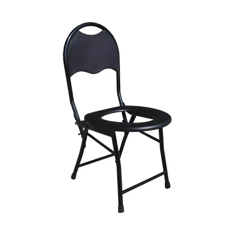 Patient commode transfer adjustable human toilet chair