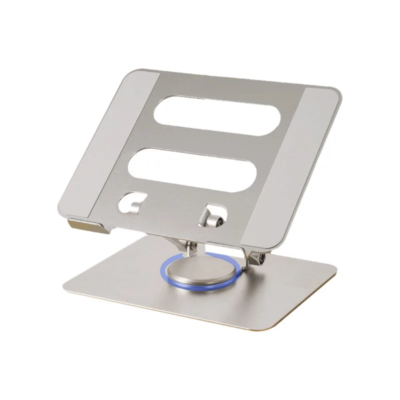 IKATAK New Foldable Aluminum 360 Swivel Base Rotating Laptop Stand