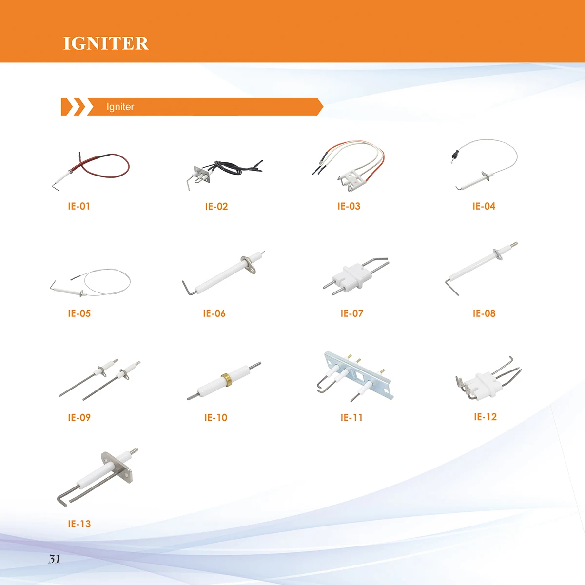 Ceramic spark plug ignition needle universal gas boiler ignition accessories