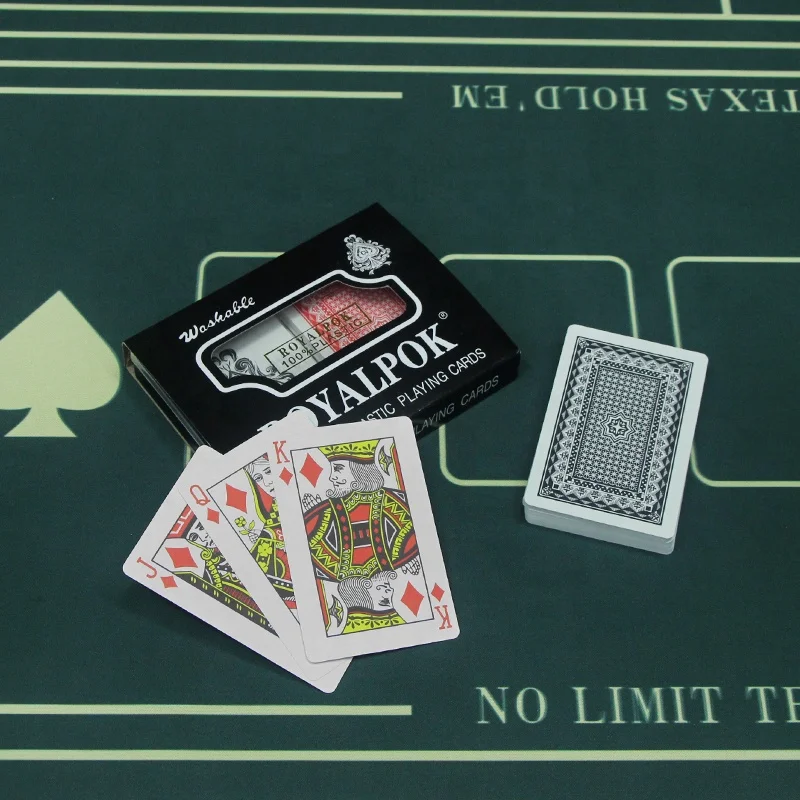 Professional Manufacturer Customized Classic Board Card Game 100% Plastic Playing Poker Cards Double Deck Poker Set