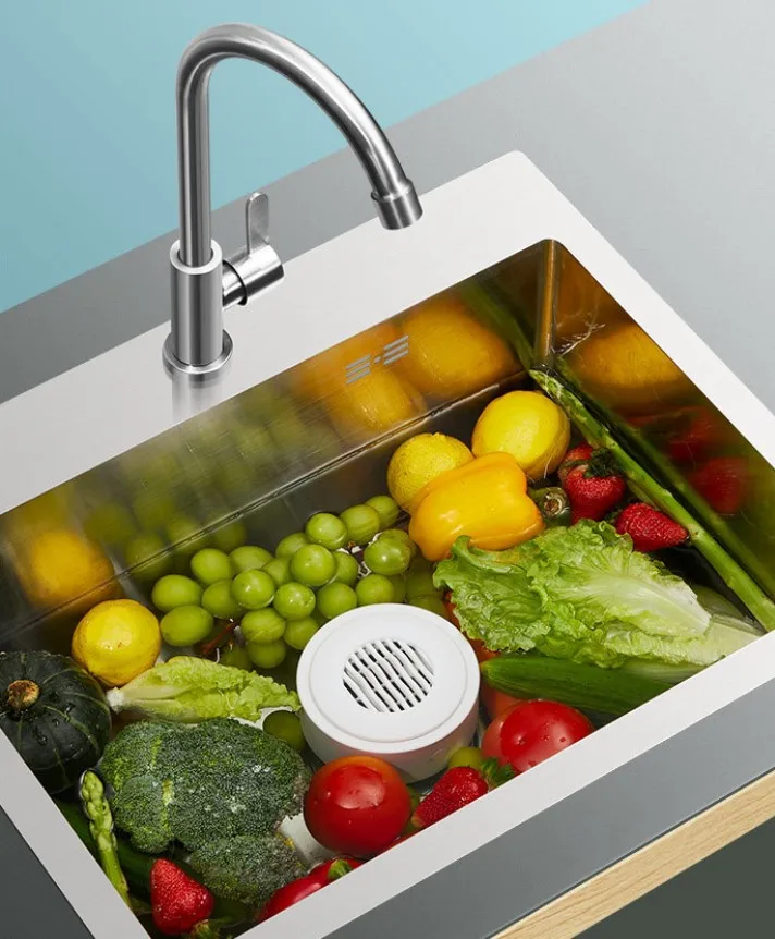 
Portable Home Use Ozone Cleaner Health Machine Ultrasonic Washer Sanitizer Sanitizing Fruit And Vegetable Sterilizer 