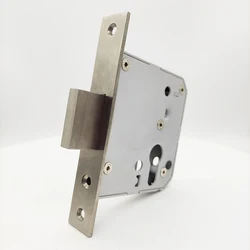 60mm backset single bolt 304 stainless steel mortise lock entrance door lock