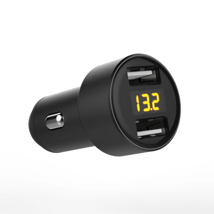 2.4A Dual USB car charger 2 port Cigarette Lighter Adapter Charger USB Power LED Car Charger For All Smart Phones