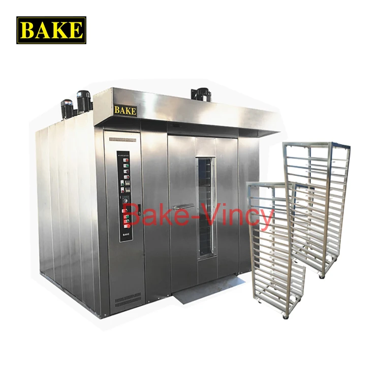 chinese  double rack 32 diesel electric 16 gas mini 64 trays rotary oven for bakery pizza