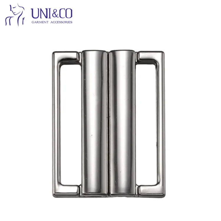 Nickel Plated Swimwear Clasp Wholesale Fashion Waist Belt Buckle Resistance Bra Closure Clasp