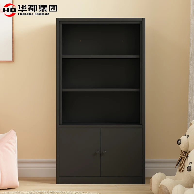 Modern Simple Design High Quality Bookshelf Metal Cabinet for Home or Office Living Room Furniture