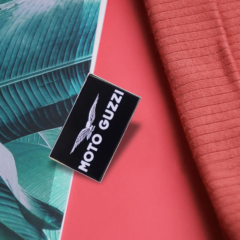 Moto Guzzi Enamel Pin Italian Motorcycle Manufacturer Logo Eagle Bike Emblem Badge Biker Brooch