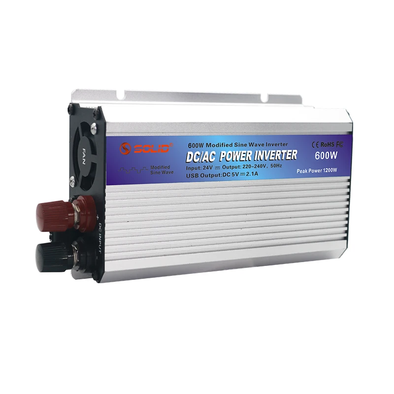 CE 500W 600W Modified Sine Wave Power Inverter DC 12V 24V To AC 110V 220V 230V 600 Watt Power Inverter Converter