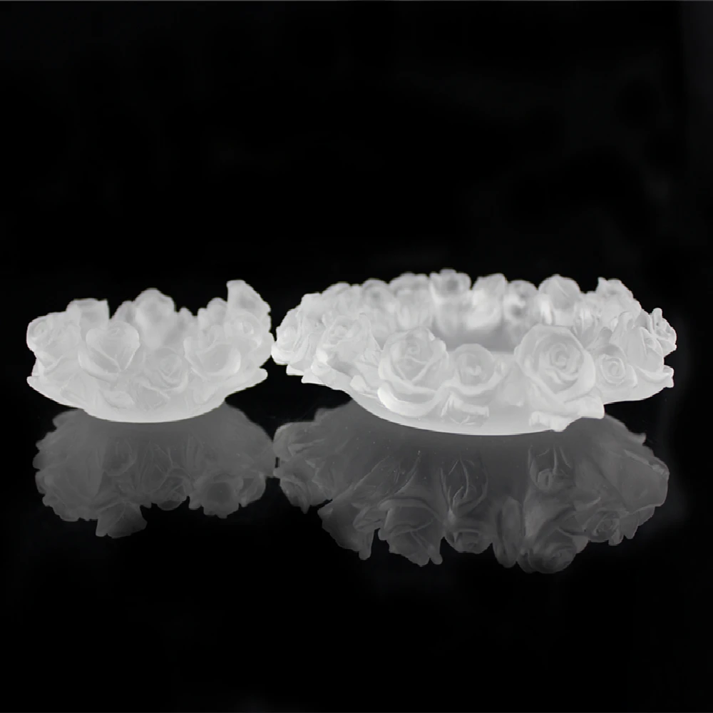 Хит продаж стеклянная Хрустальная кофейная чайная чашка настольная столешница офисное украшение для дома роза оптовая продажа OEM ODM новый стиль на