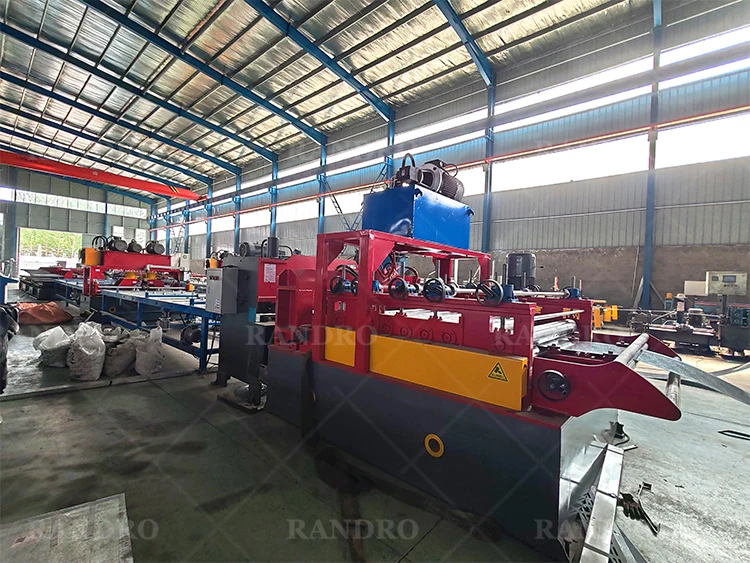 RANDRO Adjustable 100-800 mm Slotted Ladder Cable Tray Roll Forming Machine Metal Cable Tray Making Machine Production Line