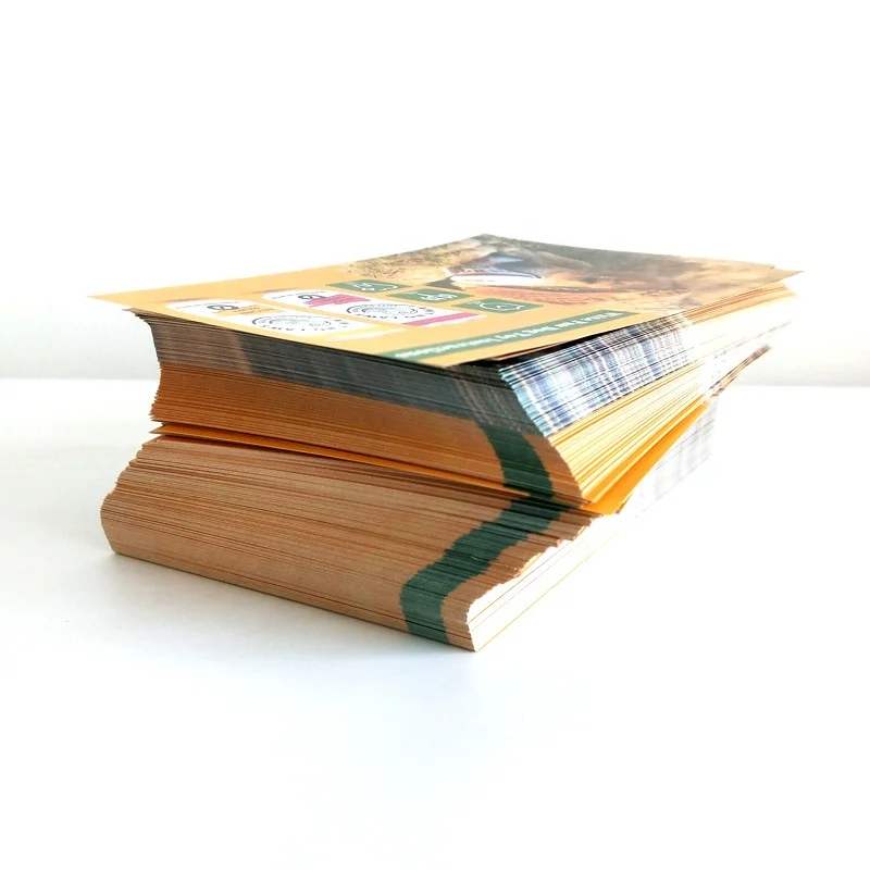 High Quality Custom Three Folder Restaurant Takeout Food Menu