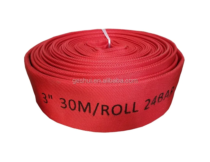 1st Class PVC Line used Fire Hose in Red Color