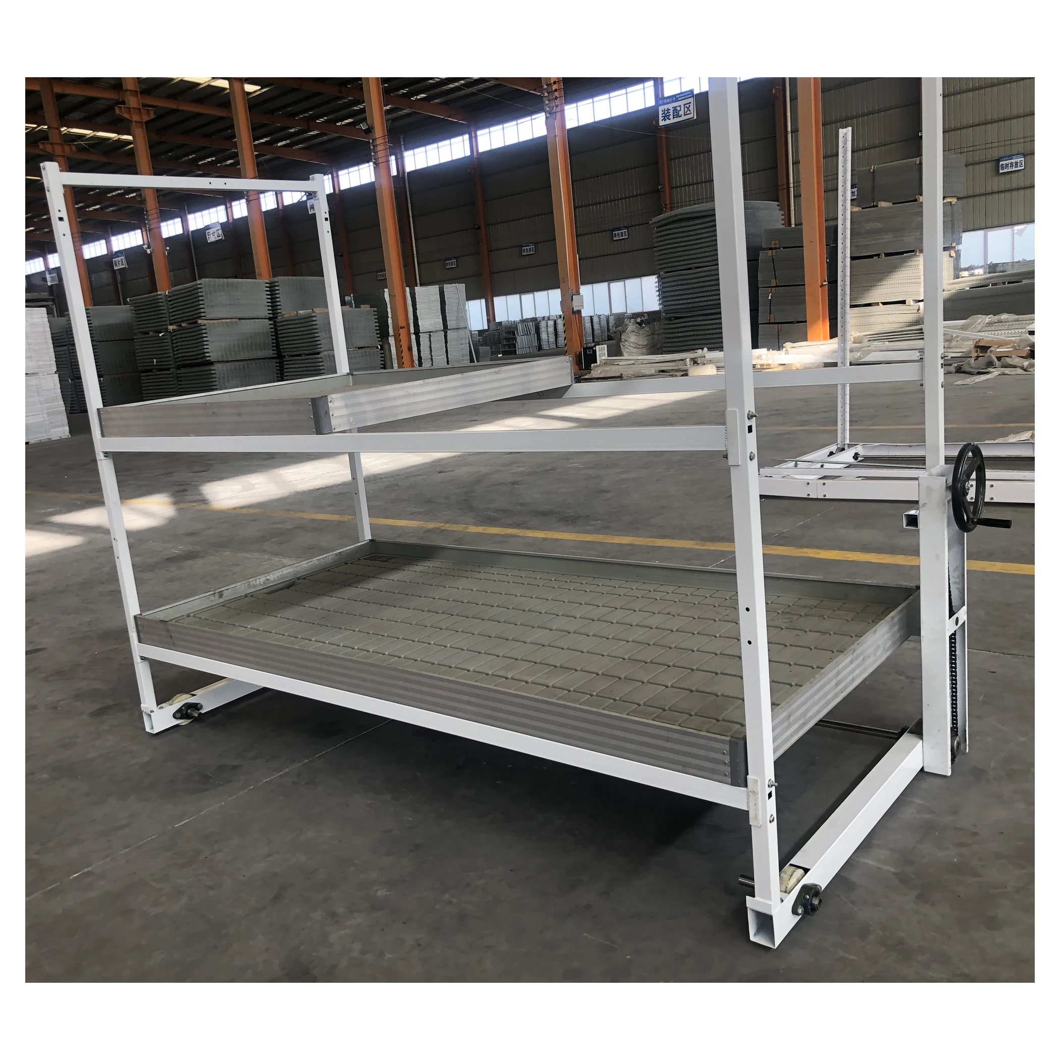 Double Layer Automatic hydroponic plastic nursery bench growing seedlings bed