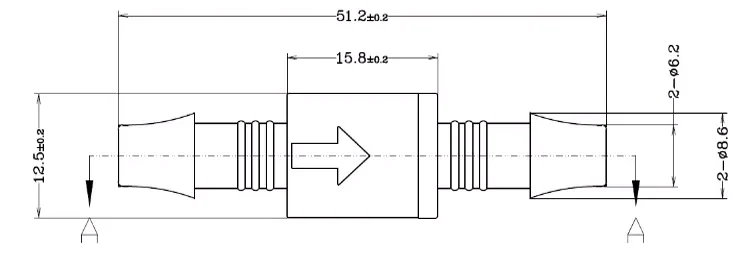 Mini Non Return Valve For Water Plastic One Way Valve Mini Plastic Check Valve