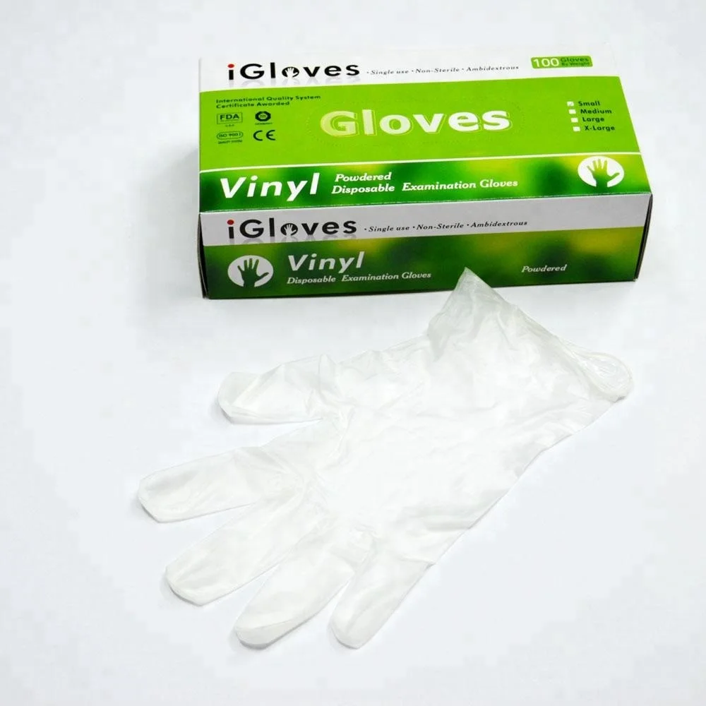 i-glove High Quality Transparent Cheap Vinyl Glovee for food Latex-Free PVC Glovee