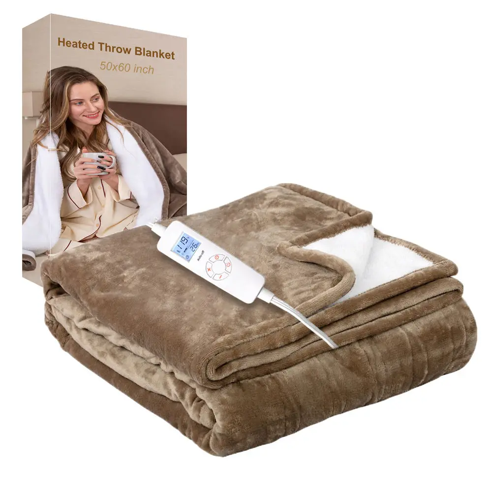 2022 Hot Sale Warm-up Blanket Electrokinetic Portable  Electric Heated Blanket Bedding Electric Blankets For Winter