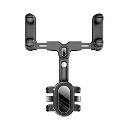 360 Rearview Mirror Phone Holder Universal Car Phone Holder Mount Car Rearview Mirror Mount Phone and GPS Holder