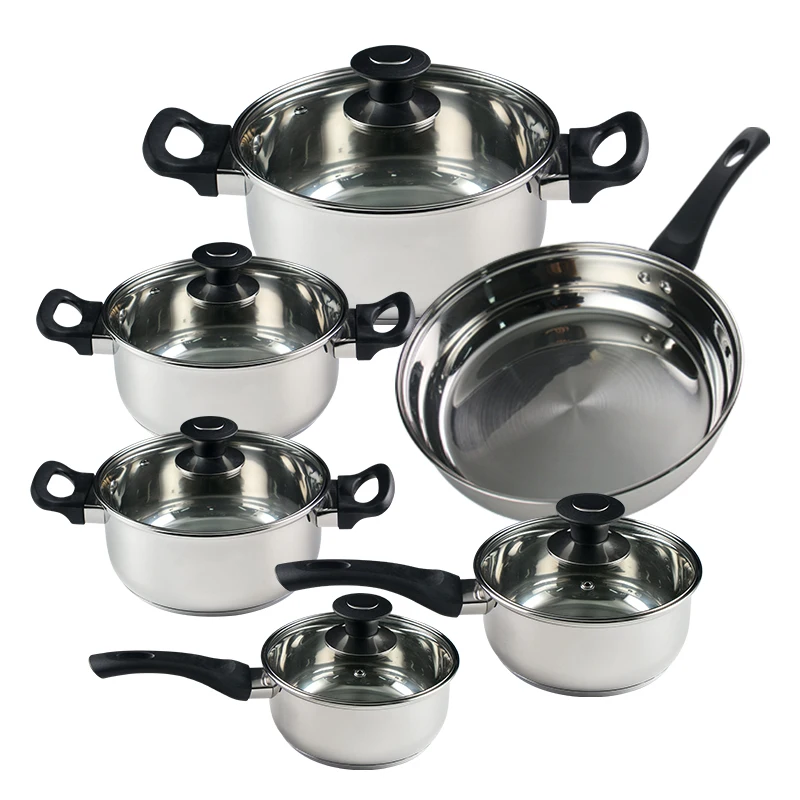 
Thermal Conductivity Chafing Stainless Steel Frying Healthy Sd-C068 Milk Soup Pan 