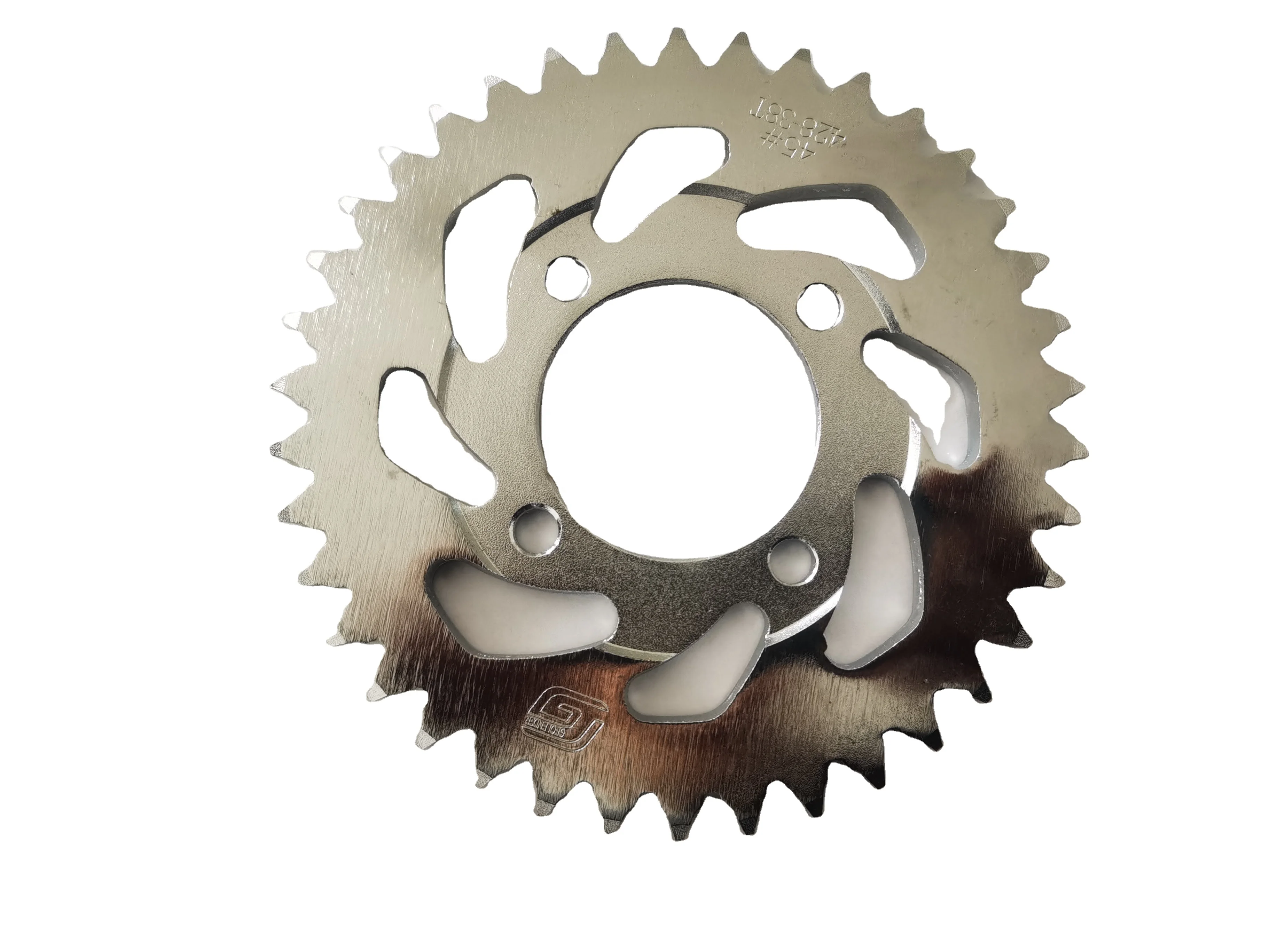 hot quality and hard with 45# for motorcycle  sprocket and chain