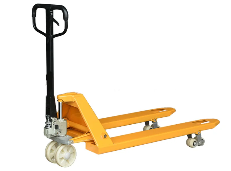 Durable Hydraulic Hand Pallet Truck for Heavy Loads with nylon wheel 3000kg Load Capacity
