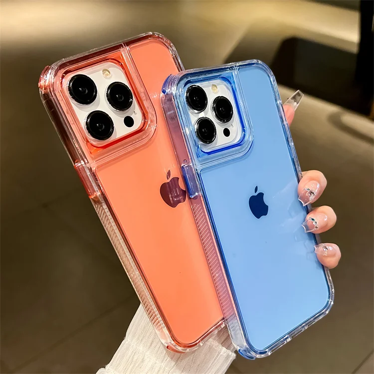 Colorful Clear Space Cover Shockproof Hard PC Soft TPU Phone Case For Samsung Galaxy A56 A26 A16 A06 A15 A05